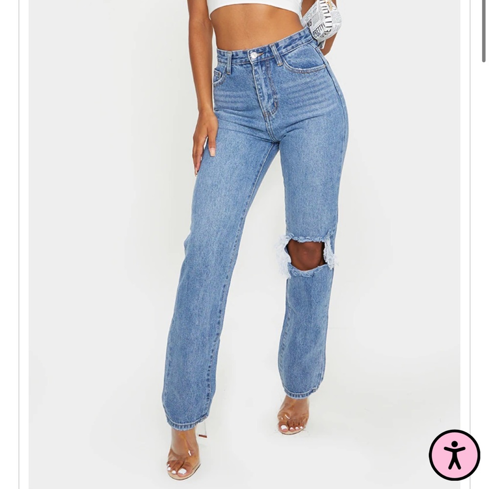 PLT straight leg jeans